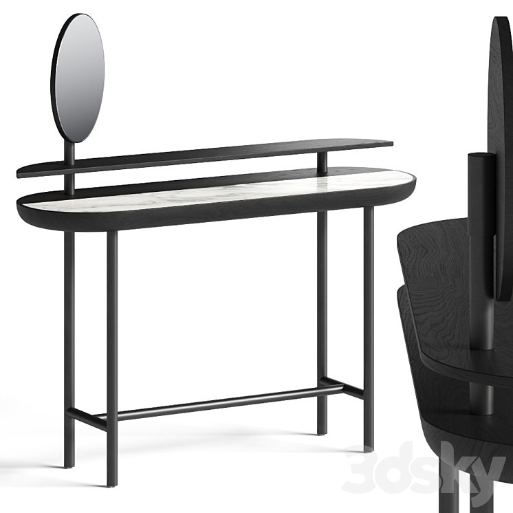 Secolo Apollo Dressing Table 3D Model