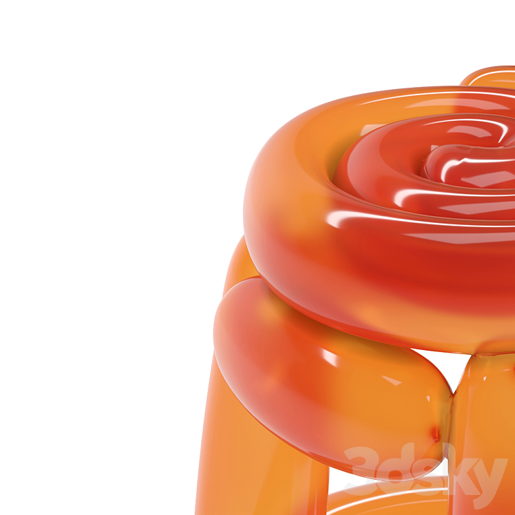 The Future Perfect Blowing Stool 1 3DS Max Model - thumbnail 2
