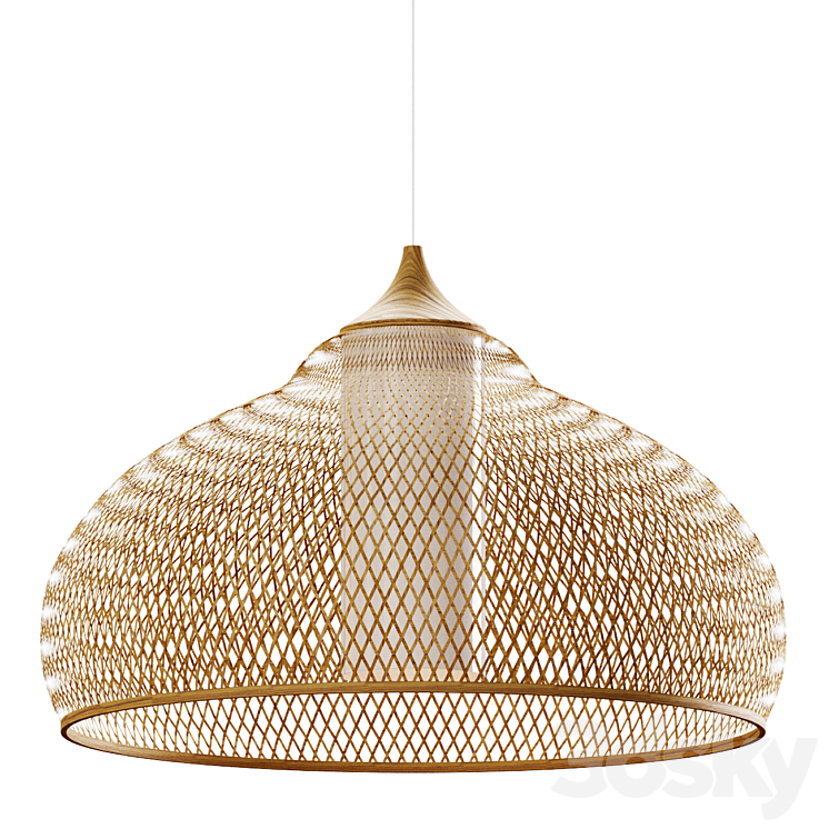 Aliexpress | Rattan pendant lamp 154 3D Model