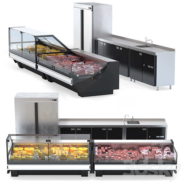 Grocery Store Display Set Free Download