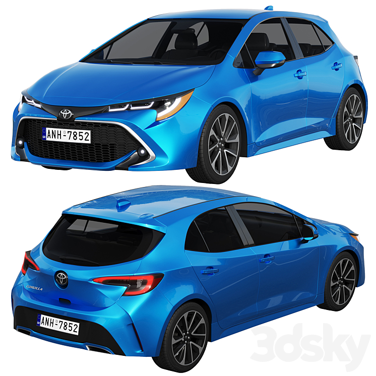 Toyota Corolla Hatchback 2021 3D Model