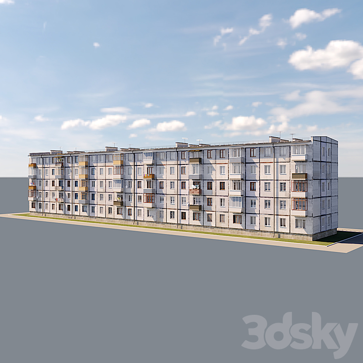 Khrushchev series 1-515 3D Model