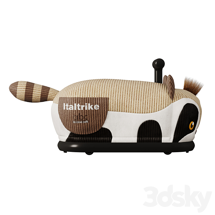 Ride-on Raccoon Italtrike 3DS Max Model - thumbnail 2