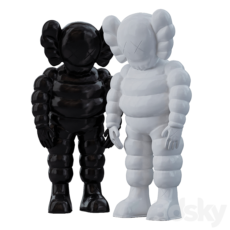 Kaws what party 3DS Max Model - thumbnail 1