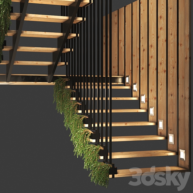 stair 552 3DS Max - thumbnail 2