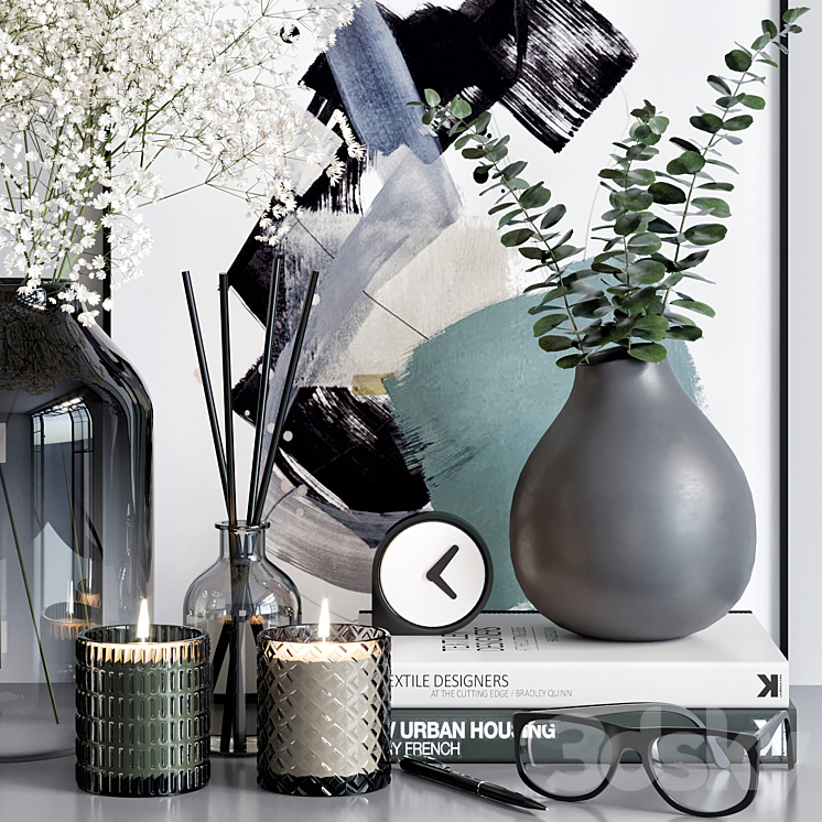 Decorative set 20 3D Model