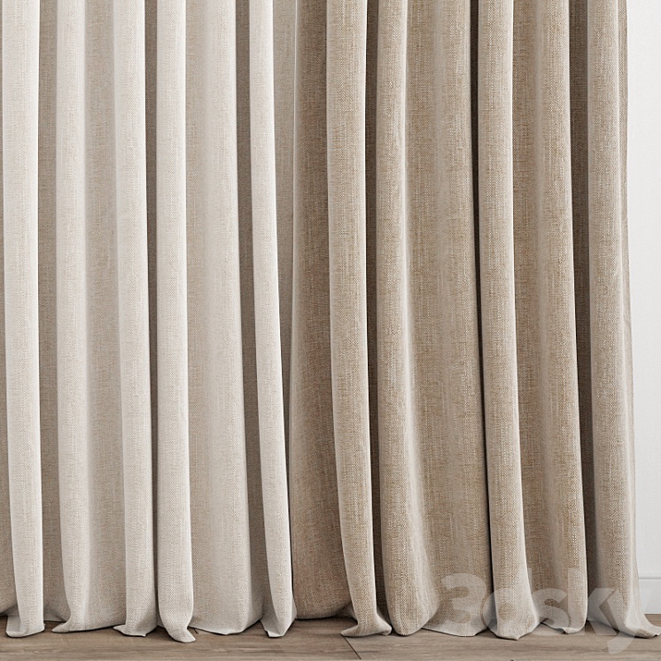 Curtain 336 3D Model Free