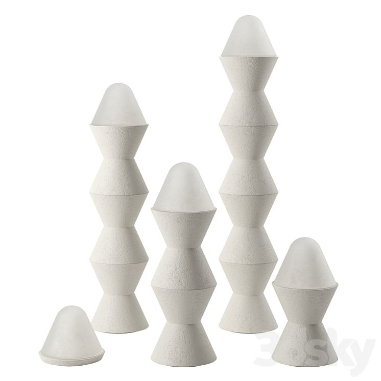 Cone x floor lamp by Emmanuelle Simone 3D Model