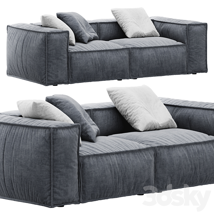 Lenonn modular sofa by Westwing collection 3DS Max Model - thumbnail 2