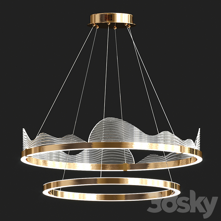DIGNITY Lampatron Chandelier 3DS Max Model - thumbnail 2