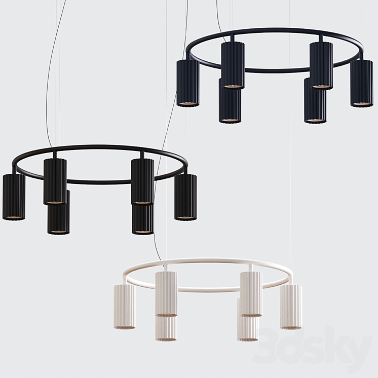 Aliexpress | Collection of pendant lights 165 (set) 3DS Max Model - thumbnail 2