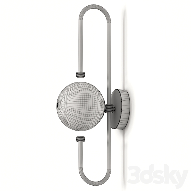 Mezzo Collection Parker II Wall Lamp 3D Model