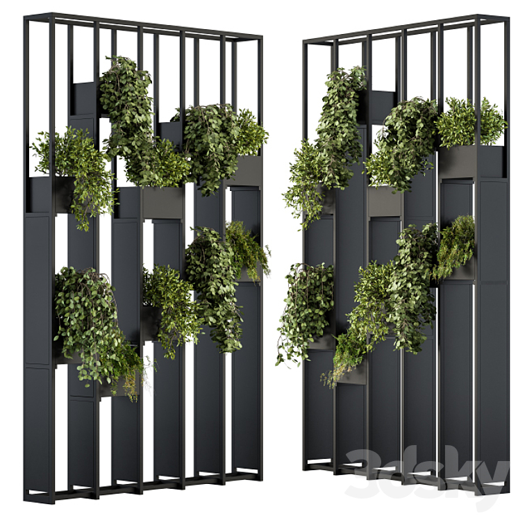 Green Wall - Plants partition 02 Free Download