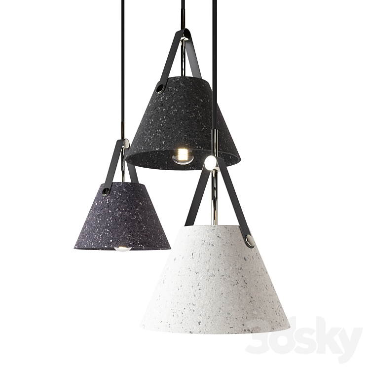 Minimalist Nordic Hanging Light 3D Model Free