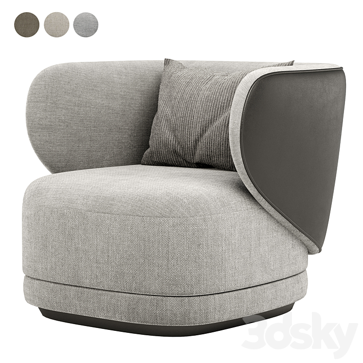 HAP Armchair By HC28 Cosmo 3D Model