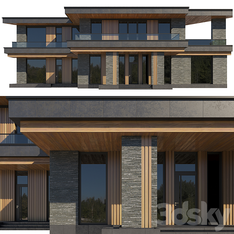 House facade 3D Model
