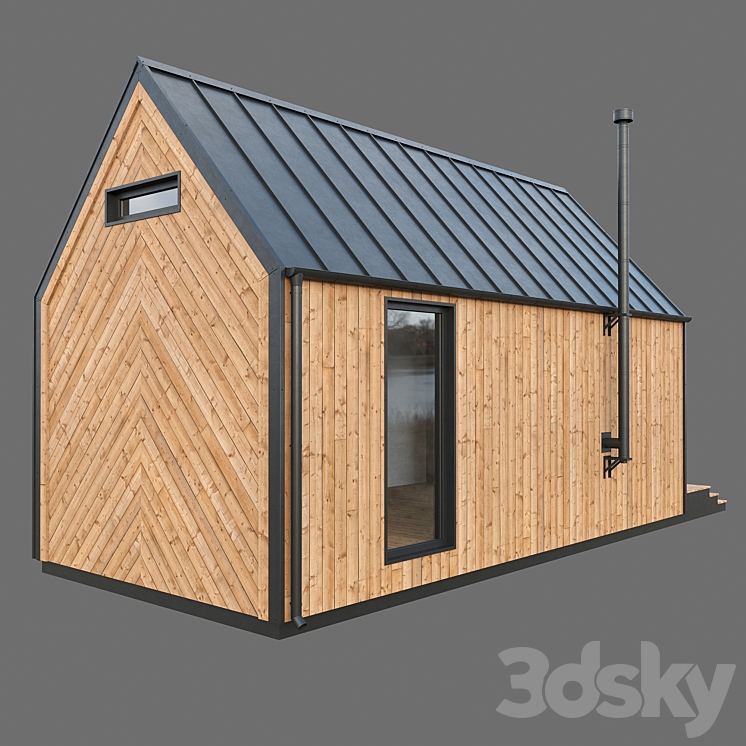 Barn house 02 3D Model