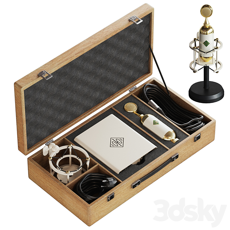 Microphone Soyuz Kit 3DS Max Model - thumbnail 1