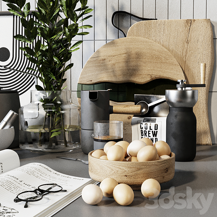 Kitchen_accessories018 3D Model Free