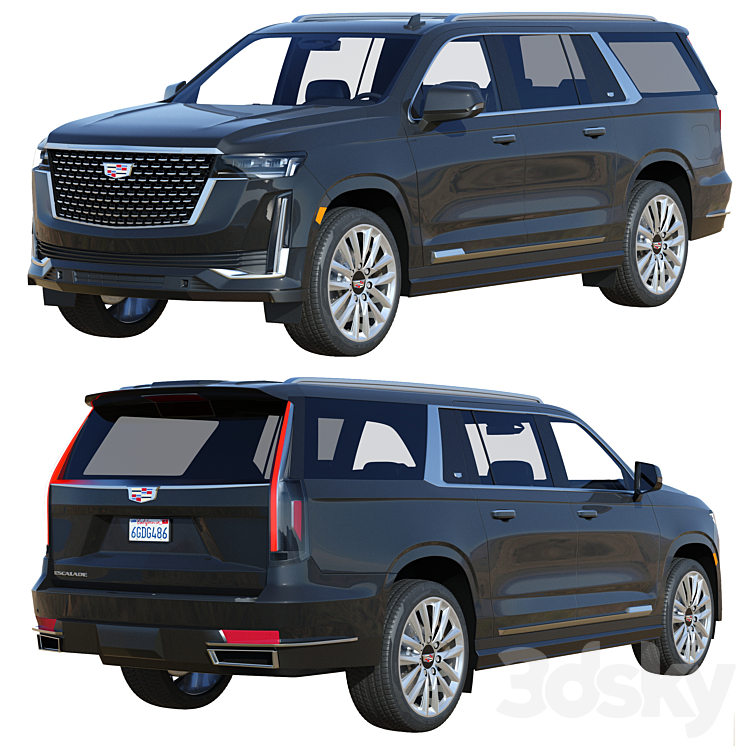 Cadillac Escalade ESV Luxury 2021 Free Download