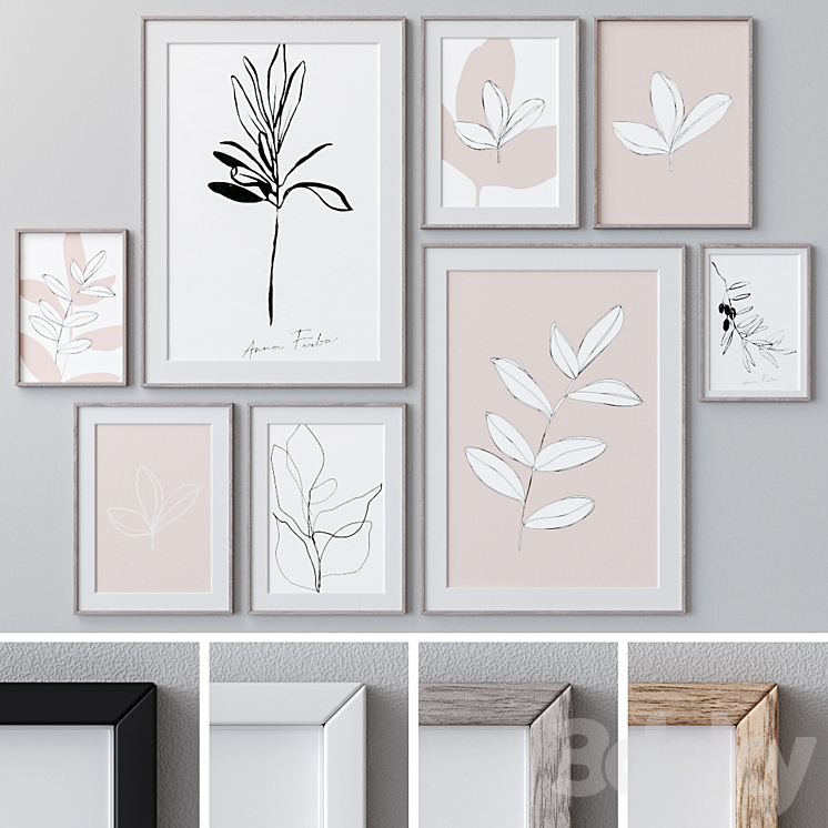 Set of wall paintings 1389 Free Download