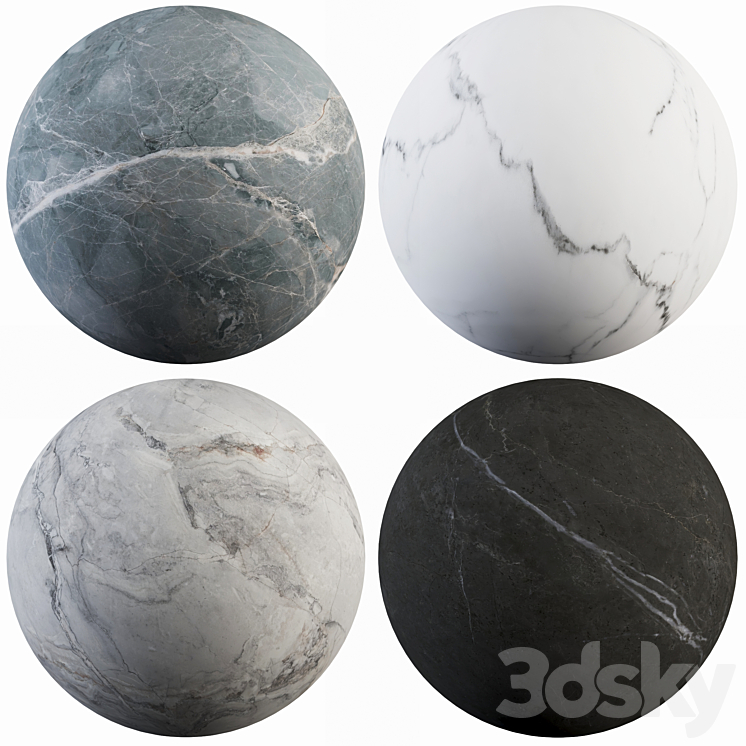Collection Marble 28 3DS Max Model - thumbnail 1