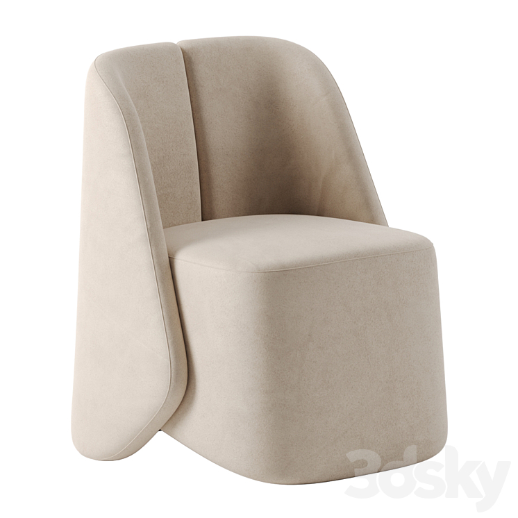 KEREN chair by Baxter 3DS Max Model - thumbnail 1