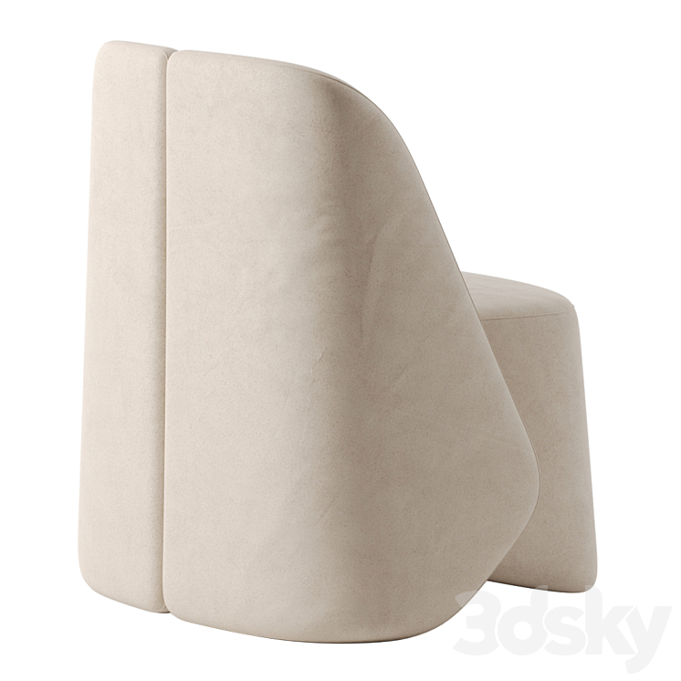 KEREN chair by Baxter 3DS Max Model - thumbnail 2