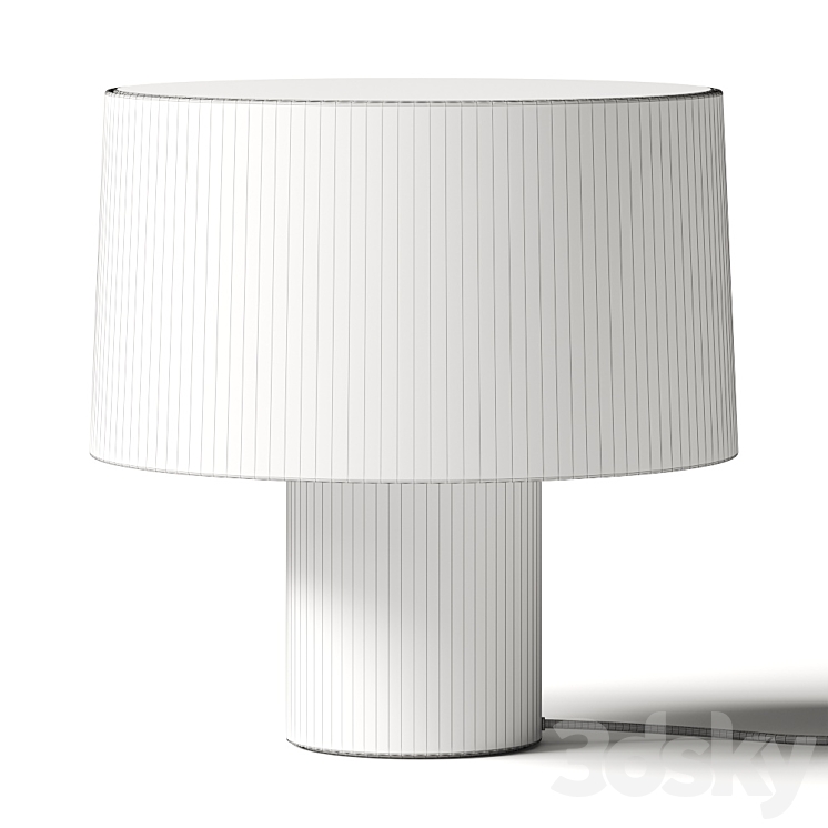 Ferm Living Post Table Lamp Entire Lampshade 3DS Max Model - thumbnail 2