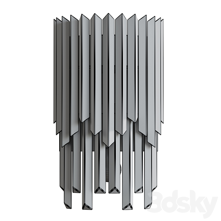 BRA WITH CRYSTALS (CHROME) 3D Model Free