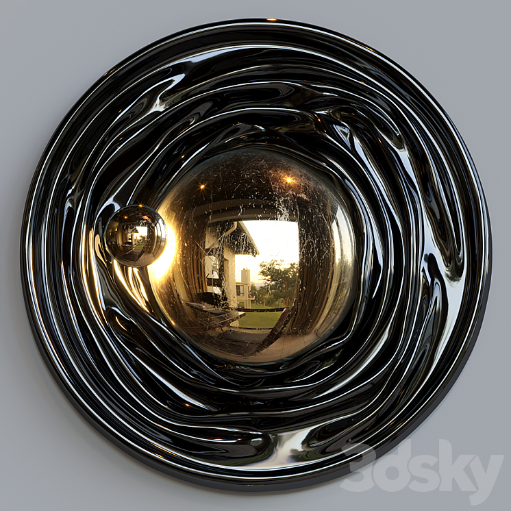 Light sculpture Vargov Design - Black gold (wall) Free Download
