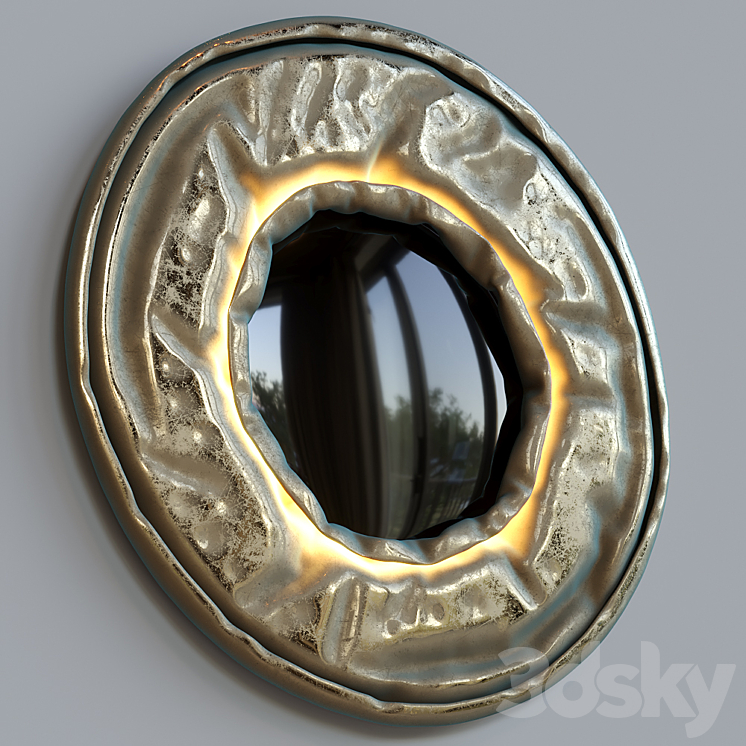 Light sculpture Vargov Design – Fish eye (wall) 3DS Max Model - thumbnail 2