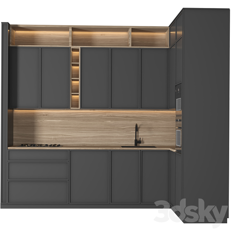Kitchen 36 3DS Max Model - thumbnail 2