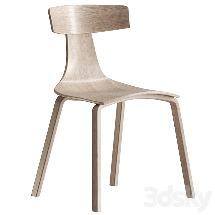 Remo Wood Chair 1415-10 by Plank 3DS Max Model - thumbnail 2