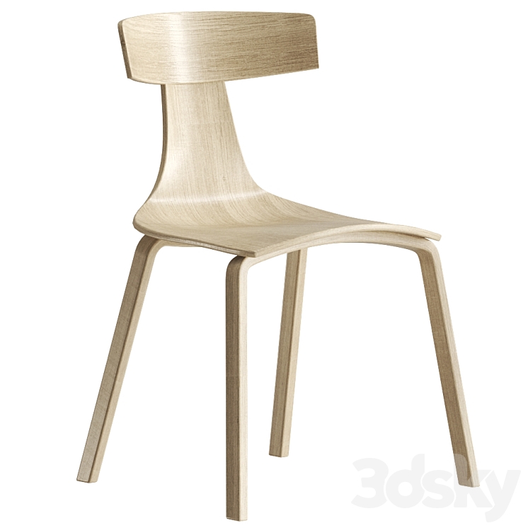 Remo Wood Chair 1415-10 by Plank 3DS Max Model - thumbnail 1