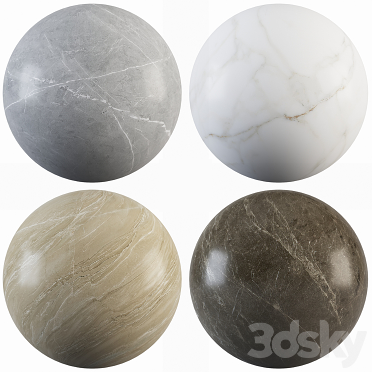 Collection Marble 29 3DS Max - thumbnail 1