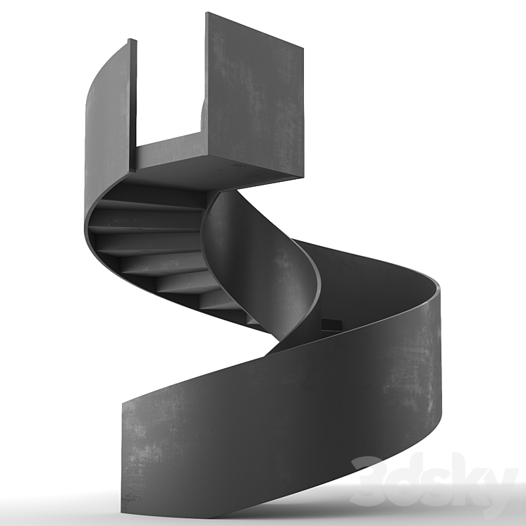 Spiral staircase 7 3D Model