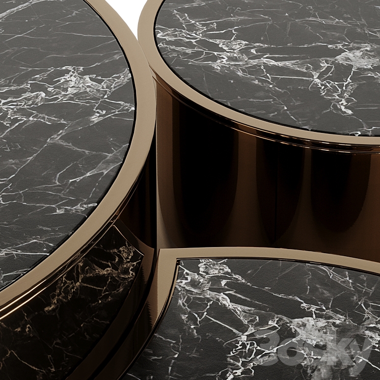 FENDI CONSTELLATION & CONSTELLATION MARBLE COFFEE TABLE 3DS Max Model - thumbnail 2