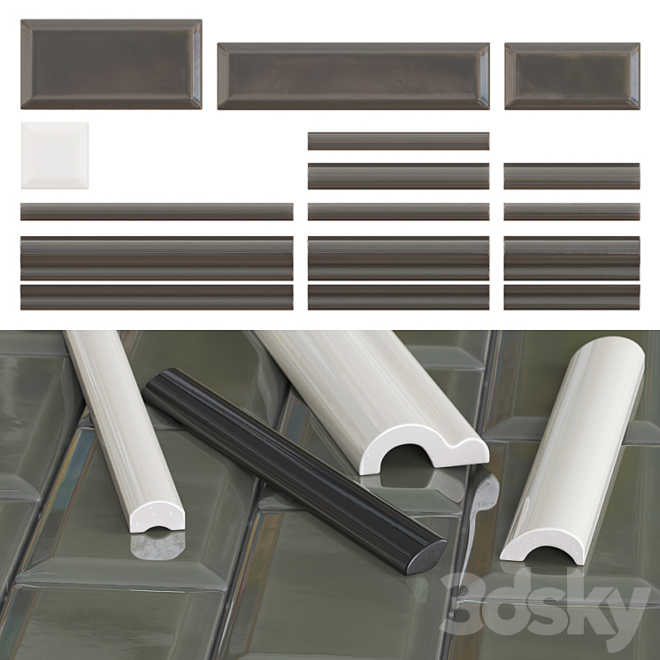 Equipe Metro tile 3D Model