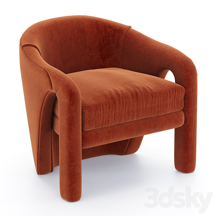 Lounge Chairs Restore 3DS Max - thumbnail 1