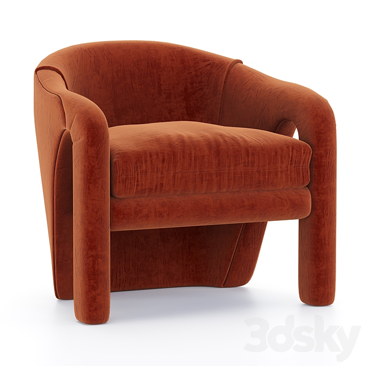 Lounge Chairs Restore 3DS Max - thumbnail 2