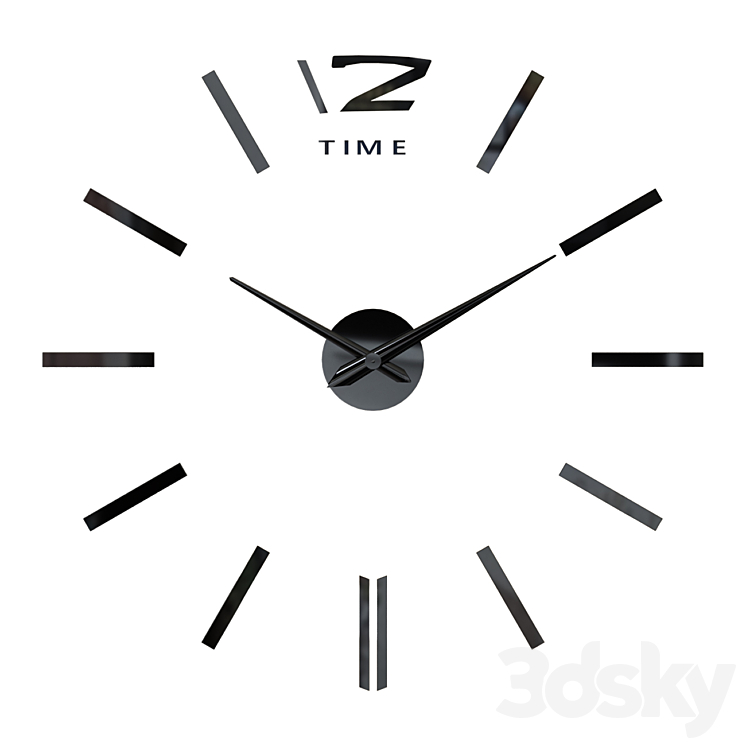 Wall clock Yalta 3D Model