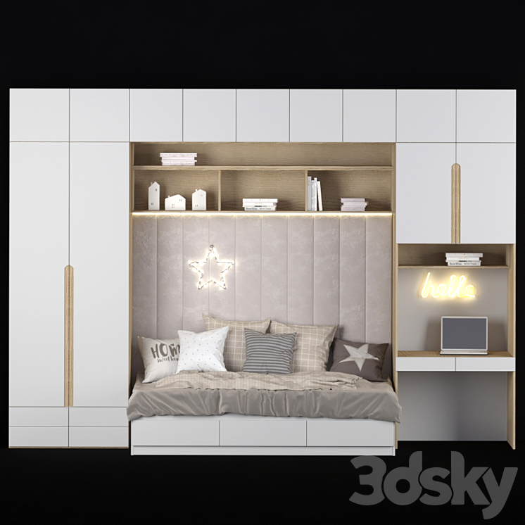 Children's furniture to order 225 3DS Max Model - thumbnail 1
