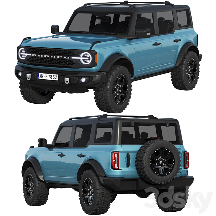Ford Bronco 2021 3D Model