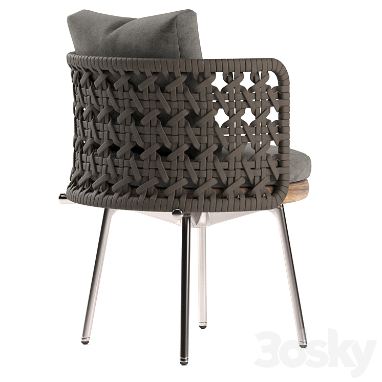 Torii Nest Outdoor Chair by Minotti 3D Model Free