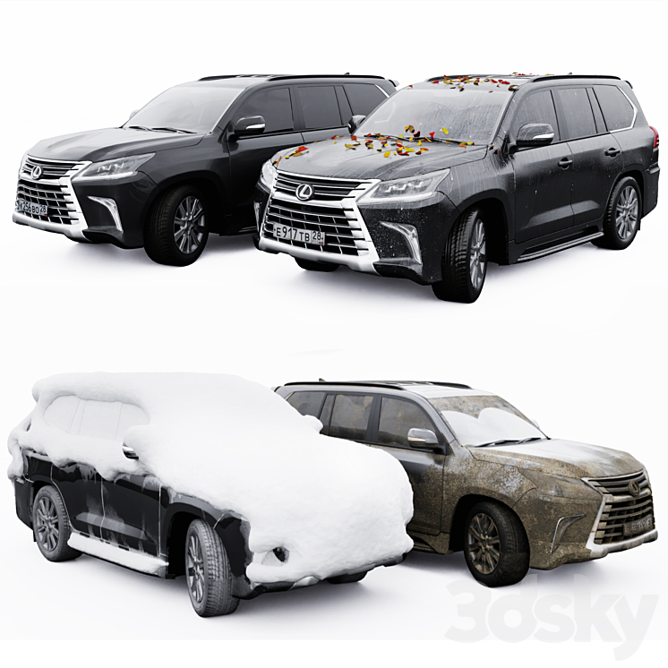 Lexus LX570 3D Model