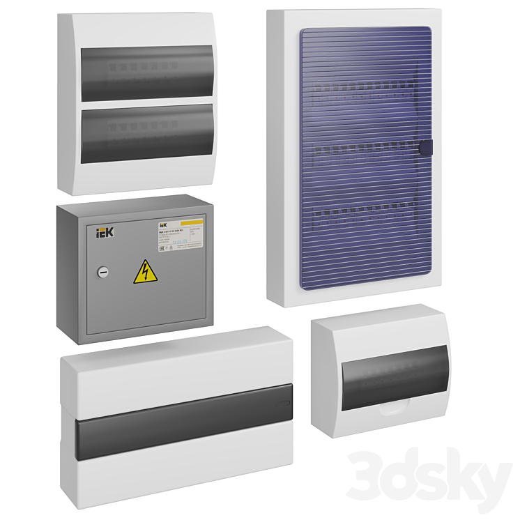 Electrical Panels 3DS Max - thumbnail 1
