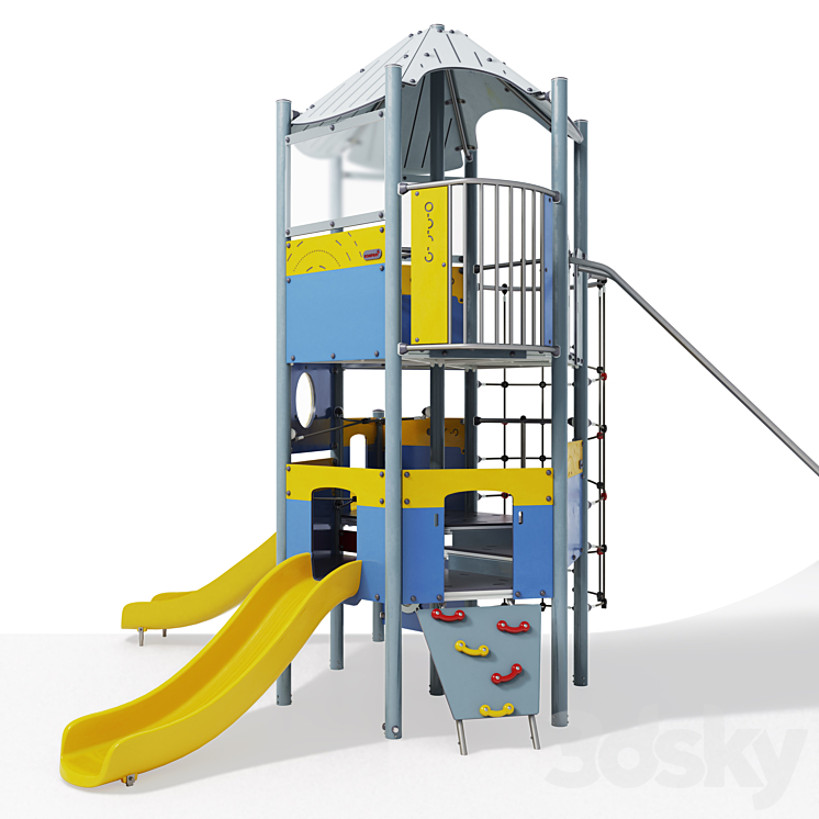 MEGA TOWER Kompan 3D Model