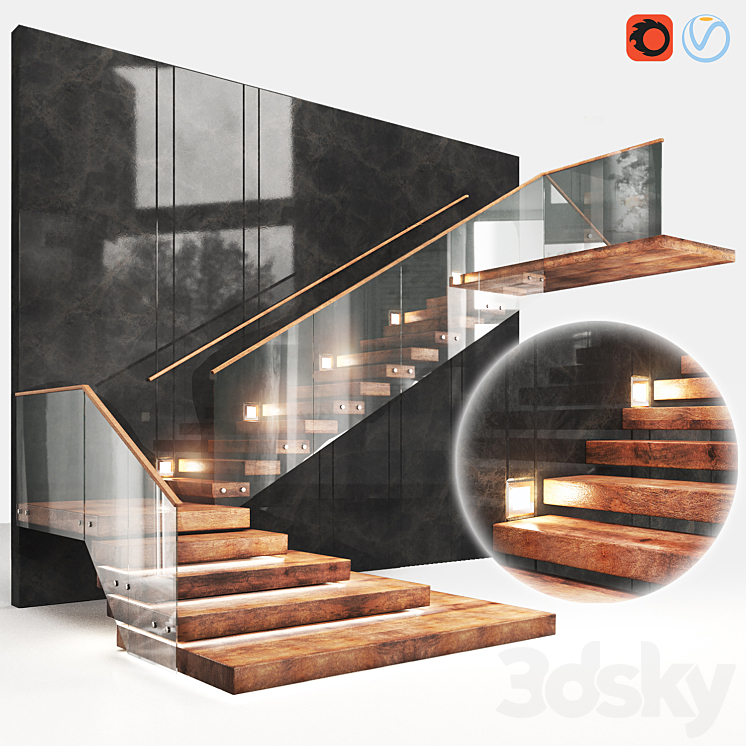 Staircase2 3D Model