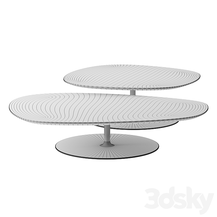 Phoenix coffee tables by Moroso 3D Model